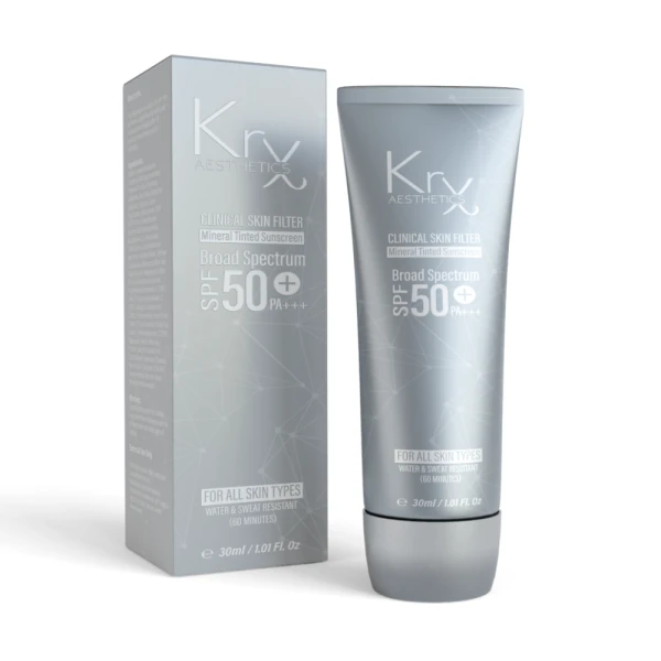 KRX spf 50 + PA +++ met kleurtje Medium/Dark 30 ml